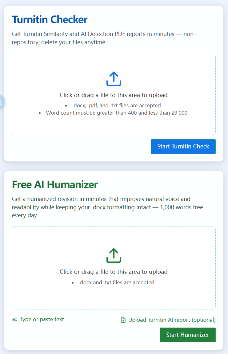 Turnitin0 — Turnitin checker and free AI humanizer
